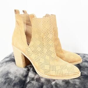 Dolce Vita Shay Perforated Leather Booties